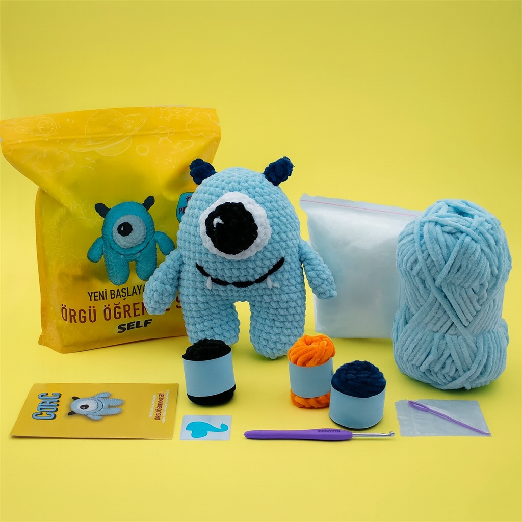 Uzaylı Örgü Öğrenme Seti