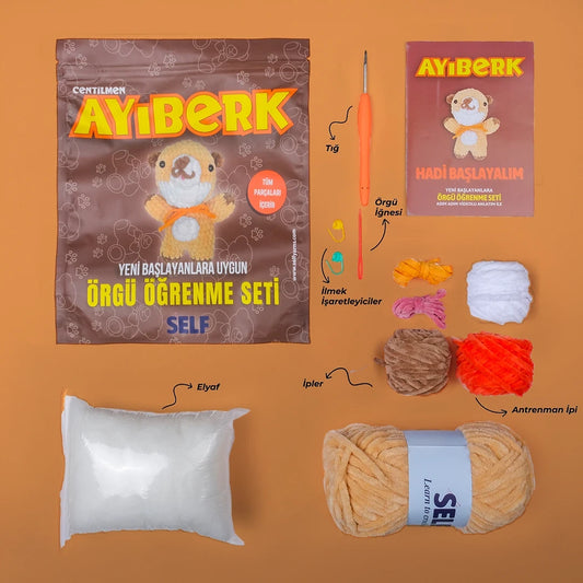 Ayıcık Örgü Öğrenme Seti