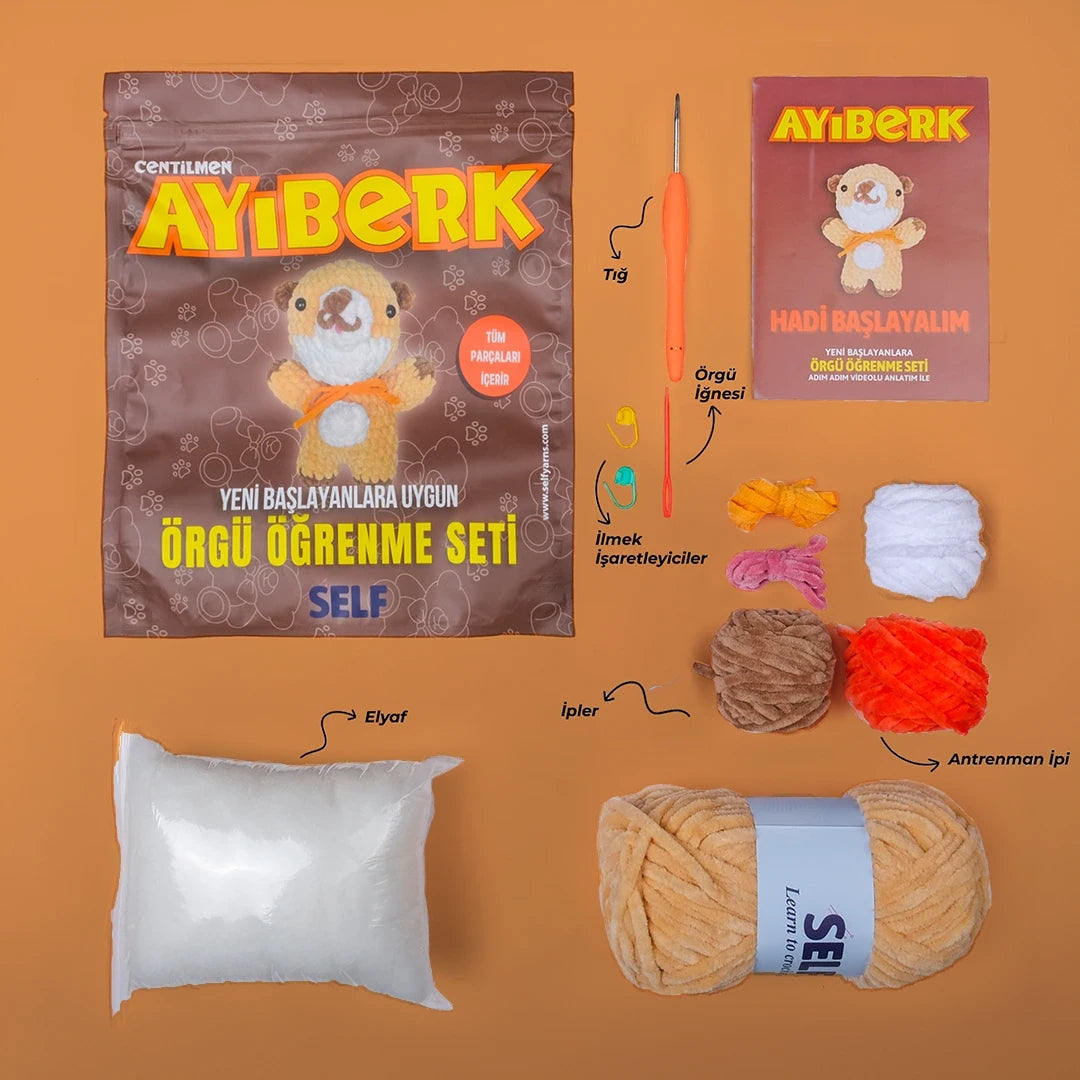 Ayıcık Örgü Öğrenme Seti