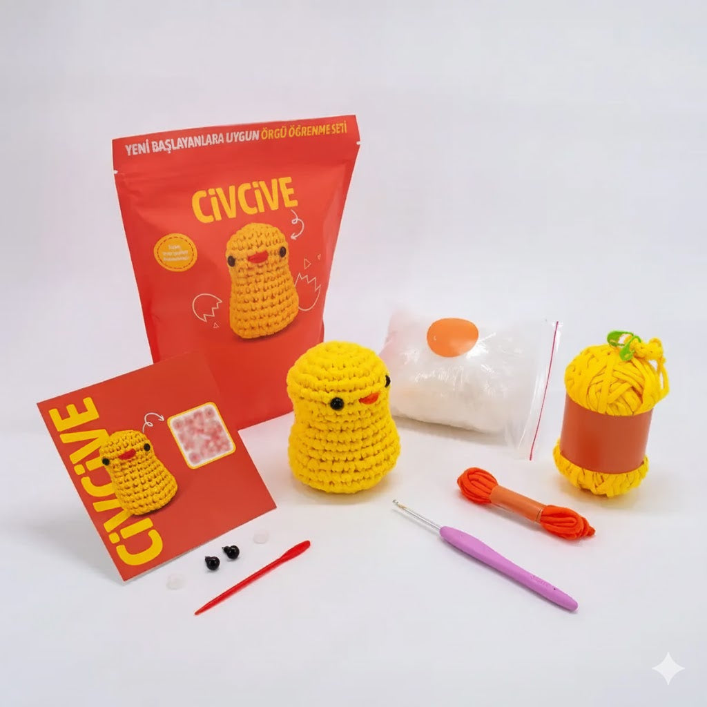 Civciv Örgü Öğrenme Seti